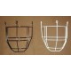 Rustproof painted iron facemask